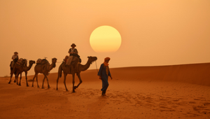 Marrocos com Cidade Azul e deserto do Saara